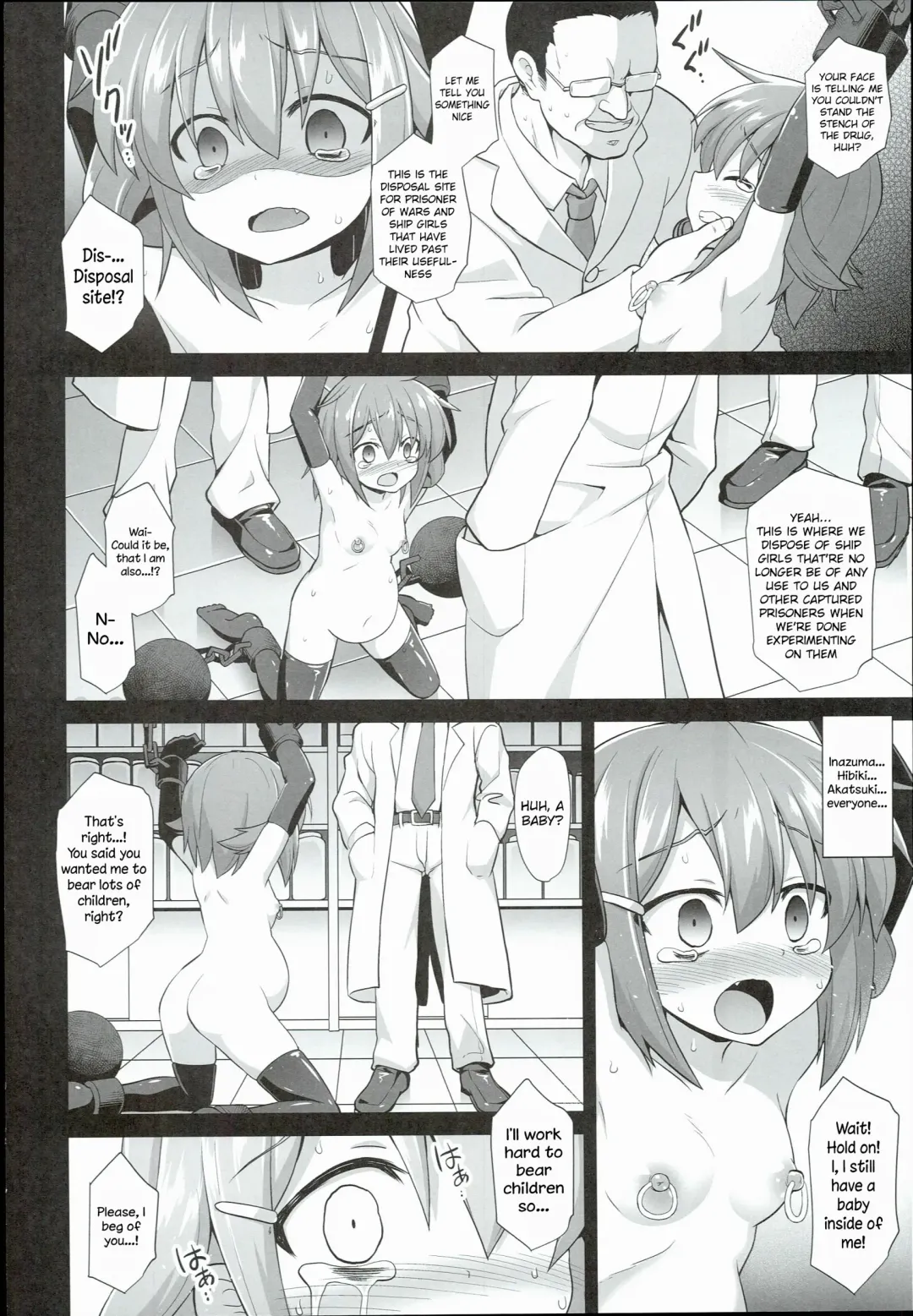 [Kokutou Nikke] Kanmusu Chakunin Ikazuchi Kousoku Gekiyaku Choukyou | Ship Girls Pregnancy - Ikazuchi's Restrained Drug Training Fhentai - Page 10
