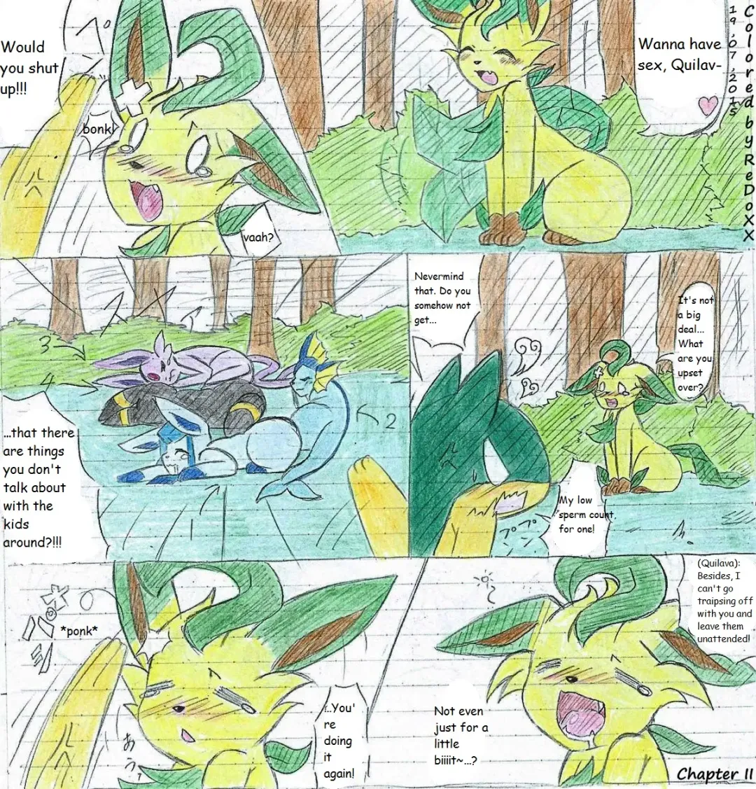 Leafeon X Quilava Fhentai - Page 16