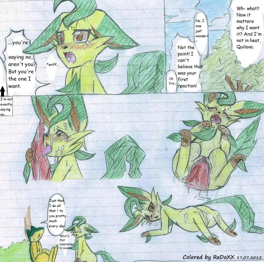 Leafeon X Quilava Fhentai - Page 2
