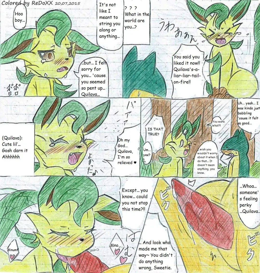 Leafeon X Quilava Fhentai - Page 26