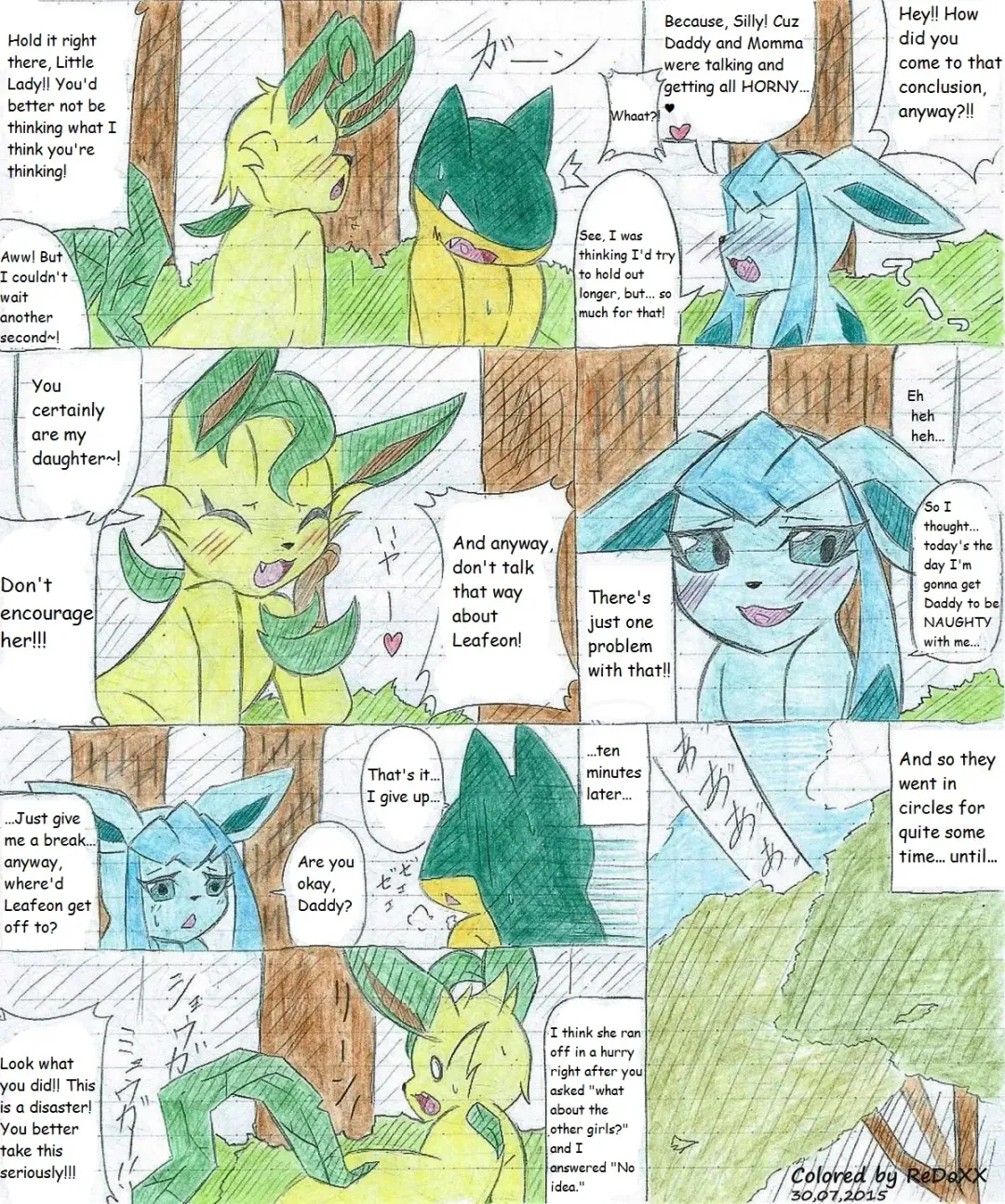 Leafeon X Quilava Fhentai - Page 44