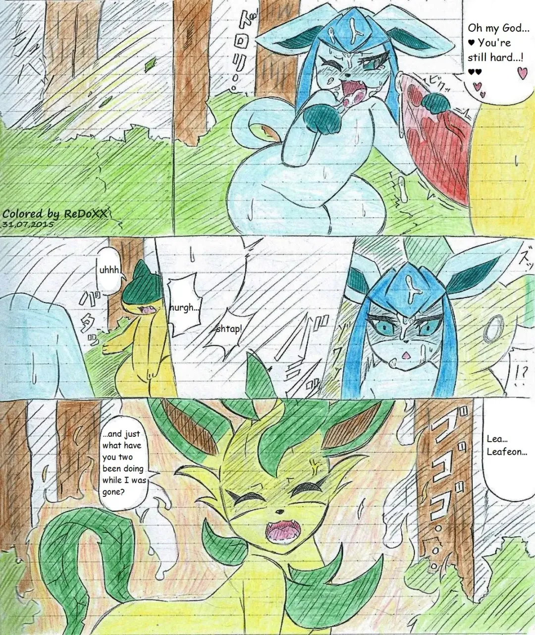 Leafeon X Quilava Fhentai - Page 58