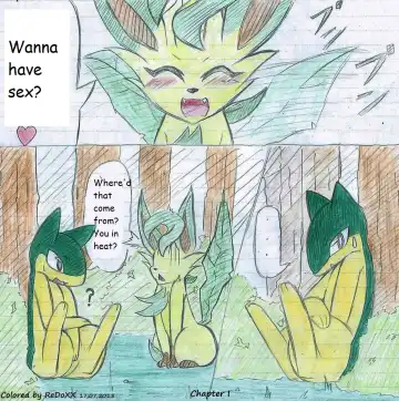 Read Leafeon X Quilava - Fhentai