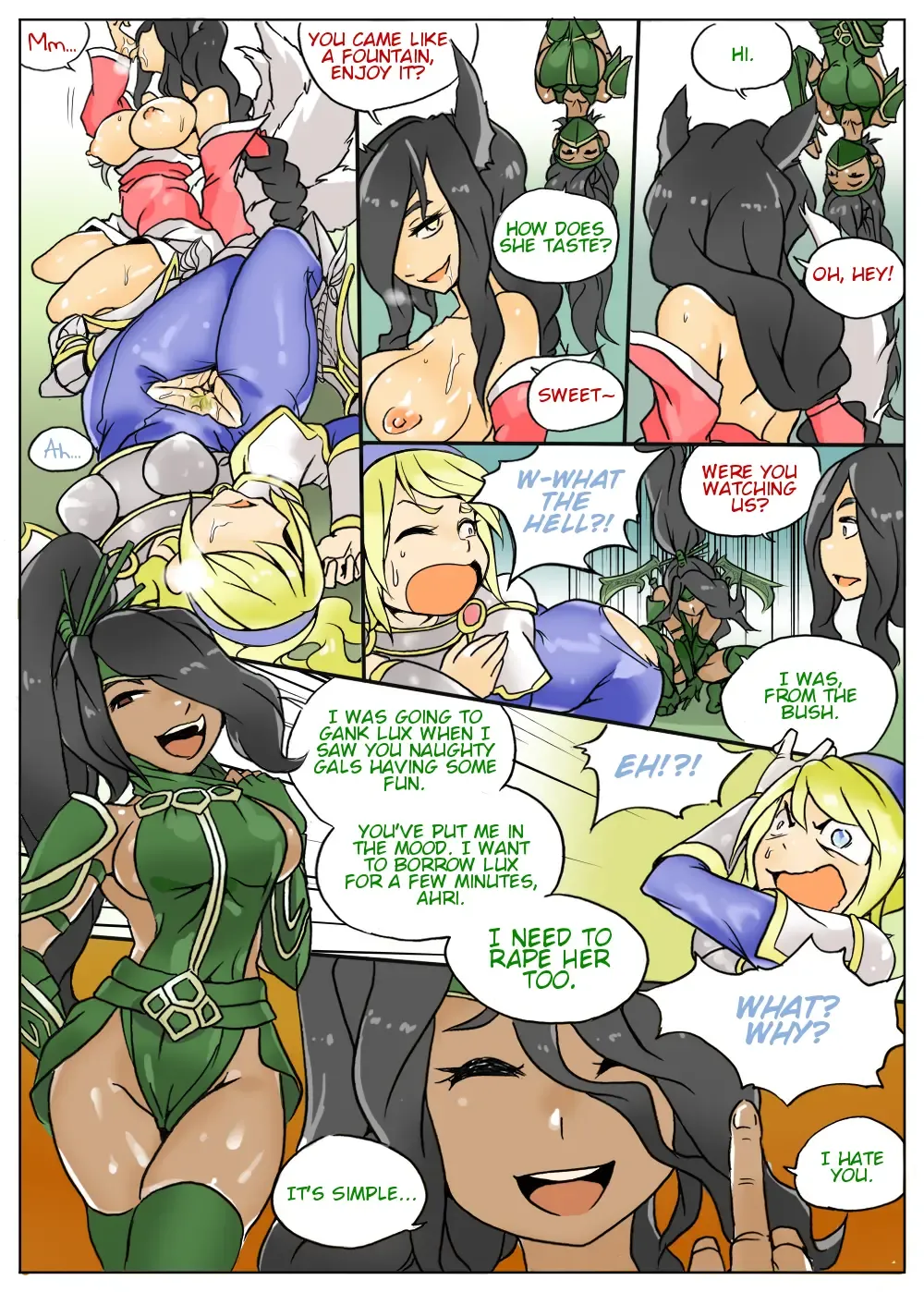 Lux gets Ganked! Fhentai.net - Page 8