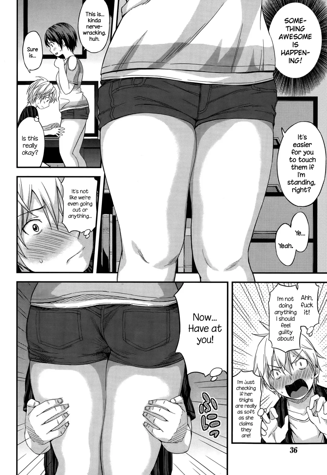 [Higashino Mikan] Futomomo Sensation! Fhentai - Page 6