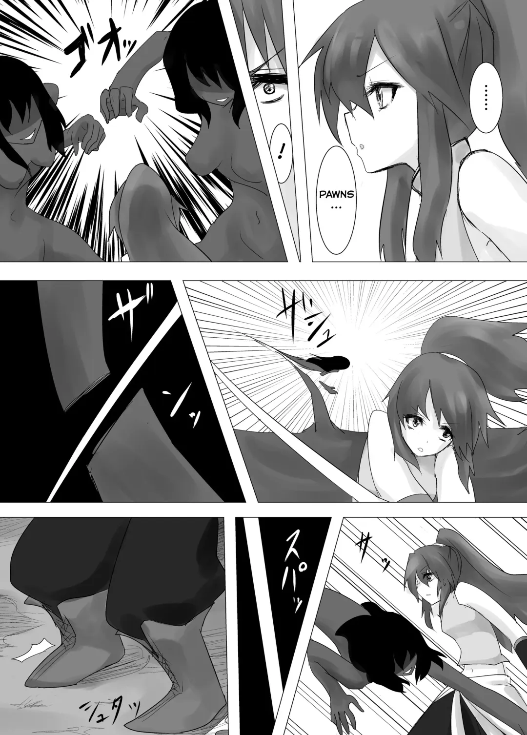 [Stealth Moko] Jingai Lez Rape -Alraune Hen- | Jingai Lez Rape -Alraune Story- Fhentai.net - Page 10