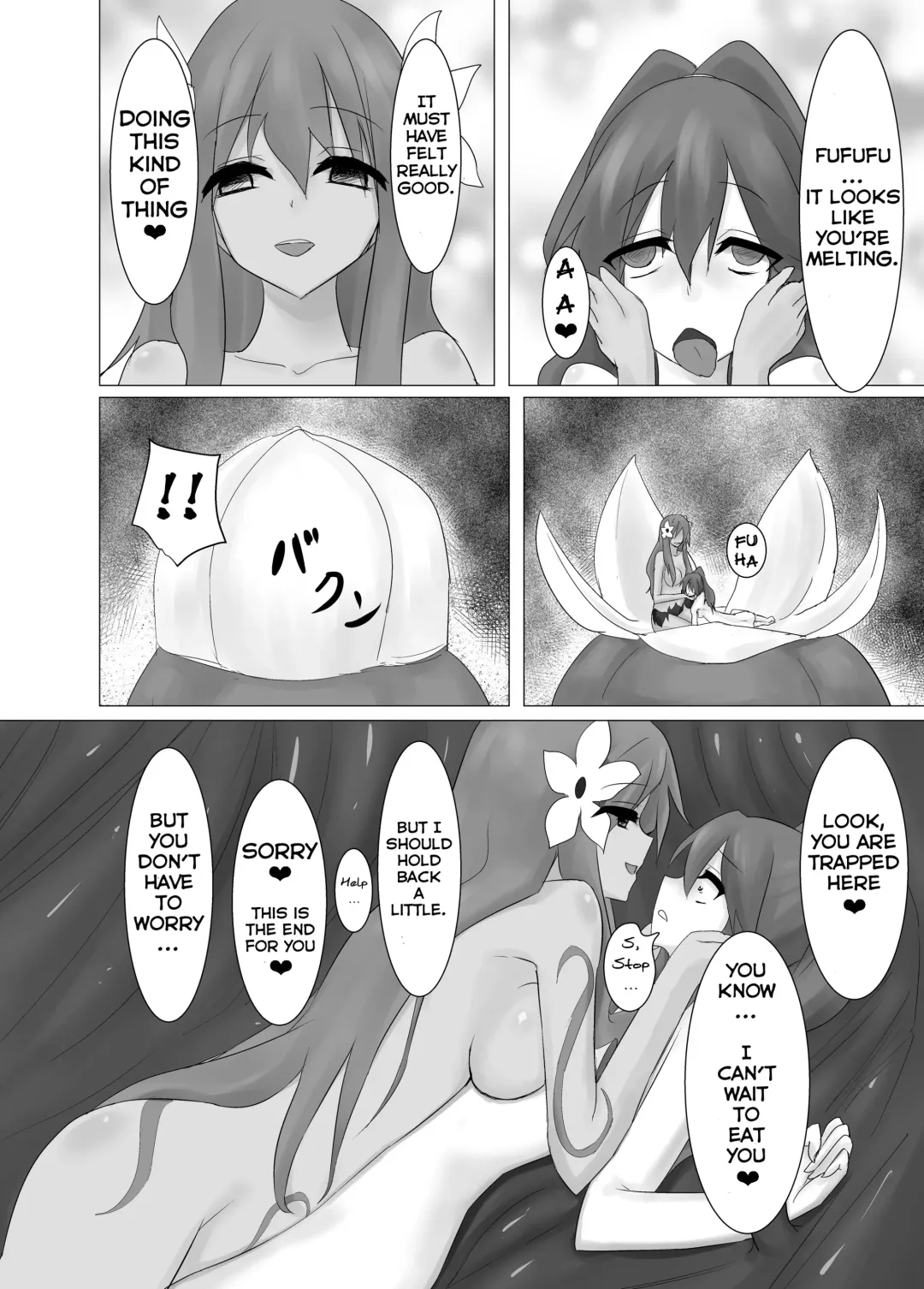 [Stealth Moko] Jingai Lez Rape -Alraune Hen- | Jingai Lez Rape -Alraune Story- Fhentai.net - Page 20