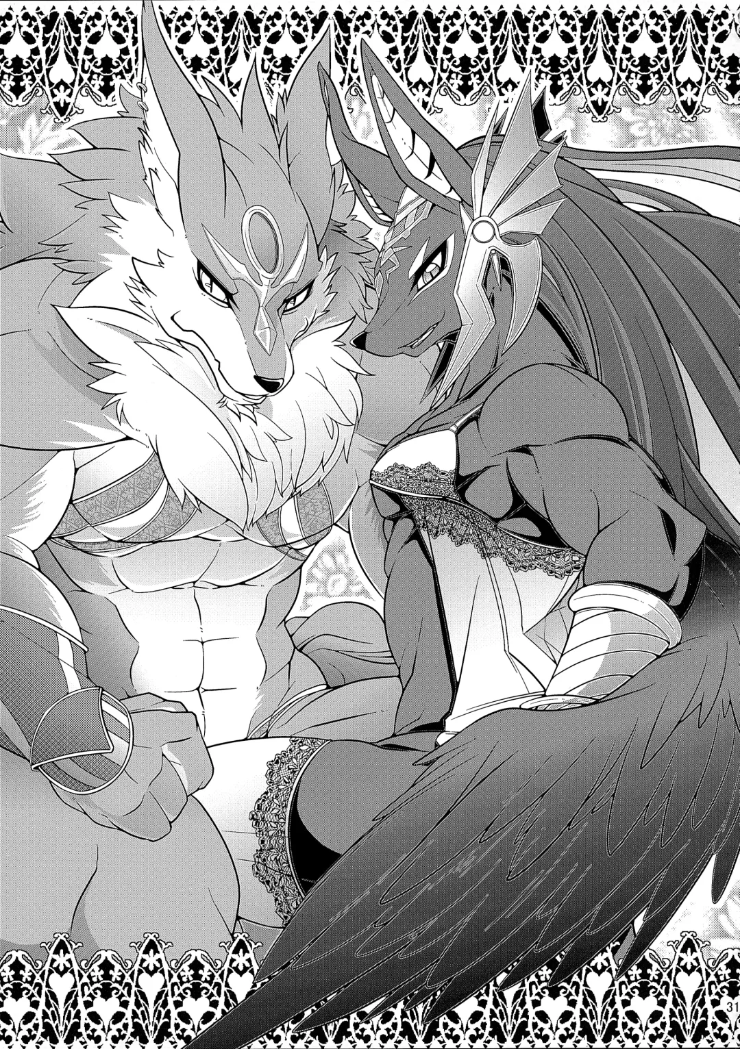 [Risuou] ♂ Kemo Lingerie Book+ Fhentai - Page 32