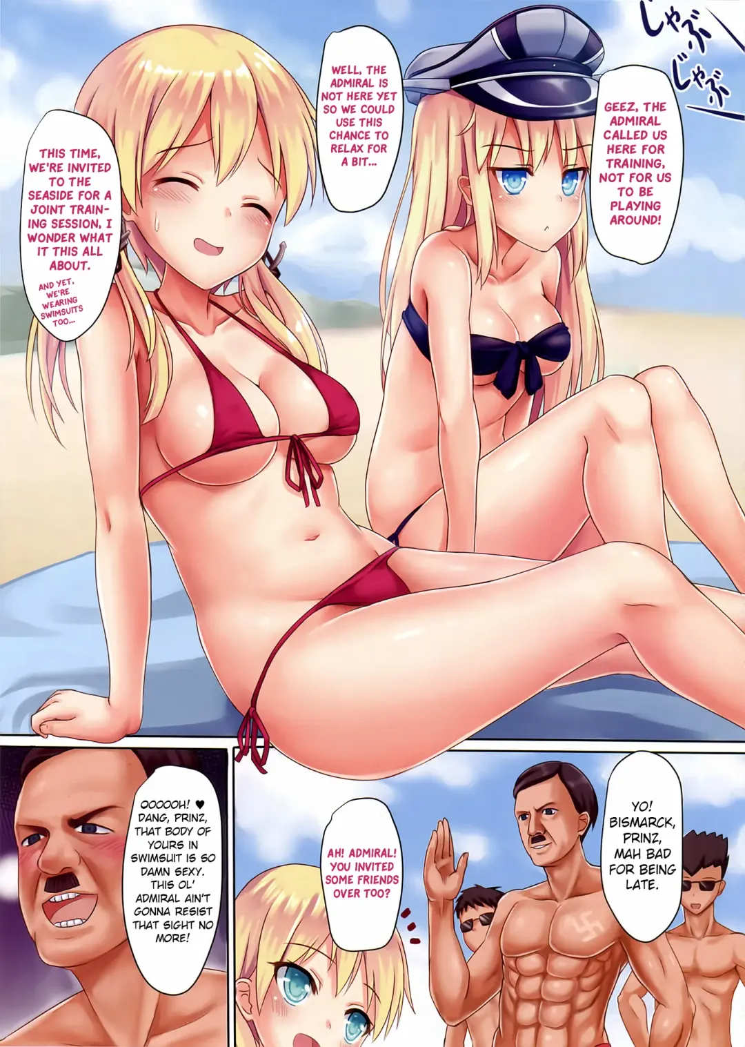 [Milkshake] Kaigaikan Natsu no Kyoudou Enshuu | A Summer Joint Training With Foreign Ships Fhentai.net - Page 6