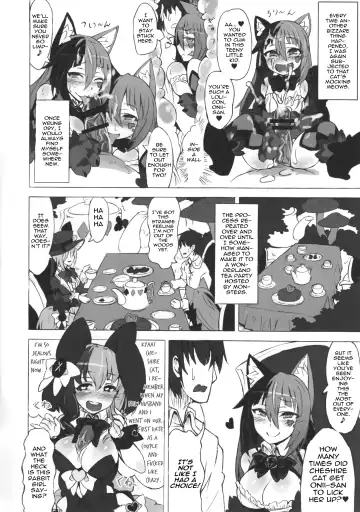 [Kenkou Cross] Mamono Musume Zukan Higai Houkoku ~Cheshire Neko no Oidemase Fushigi no Kuni~ | Monstergirl Encyclopedia Damage Report ~Cheshire's Welcome to Wonderland~ Fhentai.net - Page 14