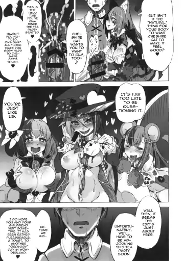 [Kenkou Cross] Mamono Musume Zukan Higai Houkoku ~Cheshire Neko no Oidemase Fushigi no Kuni~ | Monstergirl Encyclopedia Damage Report ~Cheshire's Welcome to Wonderland~ Fhentai.net - Page 17