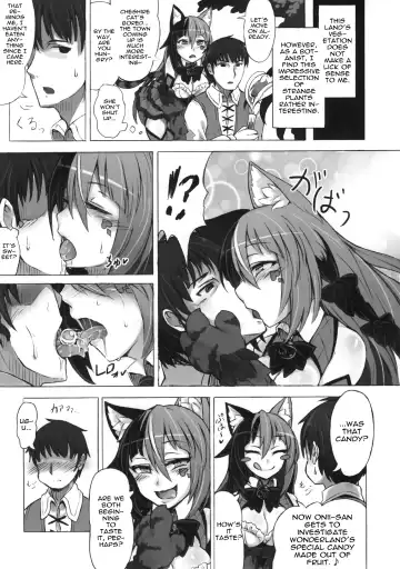 [Kenkou Cross] Mamono Musume Zukan Higai Houkoku ~Cheshire Neko no Oidemase Fushigi no Kuni~ | Monstergirl Encyclopedia Damage Report ~Cheshire's Welcome to Wonderland~ Fhentai.net - Page 9