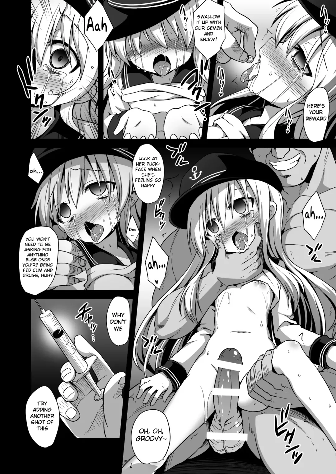 [Kokutou Nikke] Kanmusu Chakunin Hibiki Yakuduke Yokuryuu Choukyou | Ship Girls Pregnancy - Hibiki's Drug-craving Style Training Fhentai - Page 9