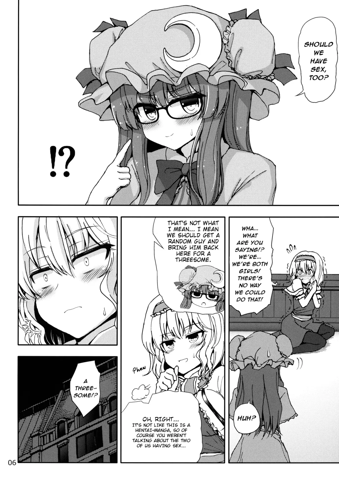 [Mokumokuren] Alice to Patchouli no Yoasobi Time!! | Alice and Patchouli's Night Play Time!! Fhentai.net - Page 5