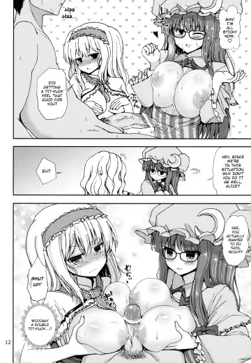 [Mokumokuren] Alice to Patchouli no Yoasobi Time!! | Alice and Patchouli's Night Play Time!! Fhentai.net - Page 11