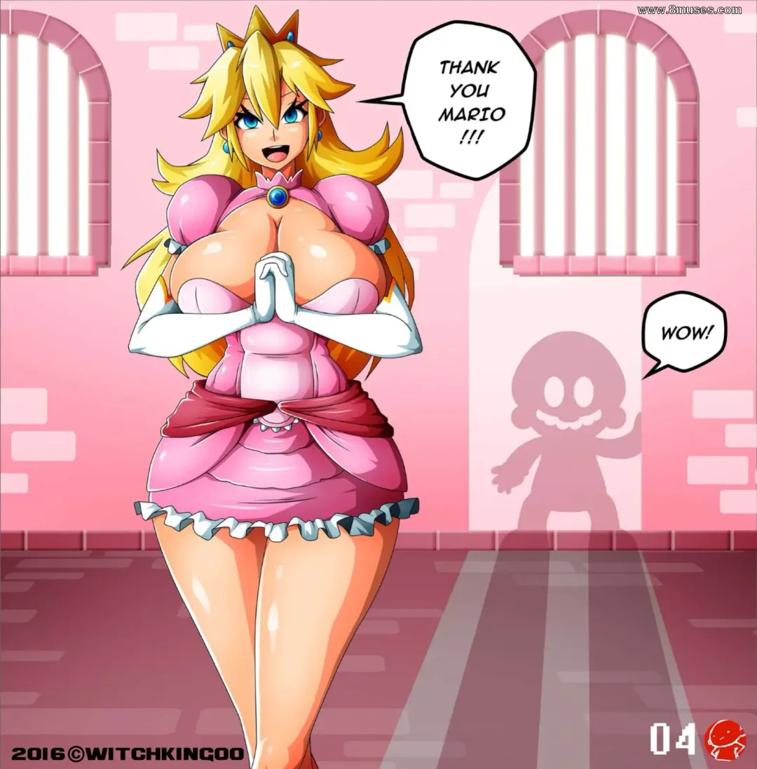 [Witchking00] Princess Peach in: Thanks Mario! Fhentai - Page 5