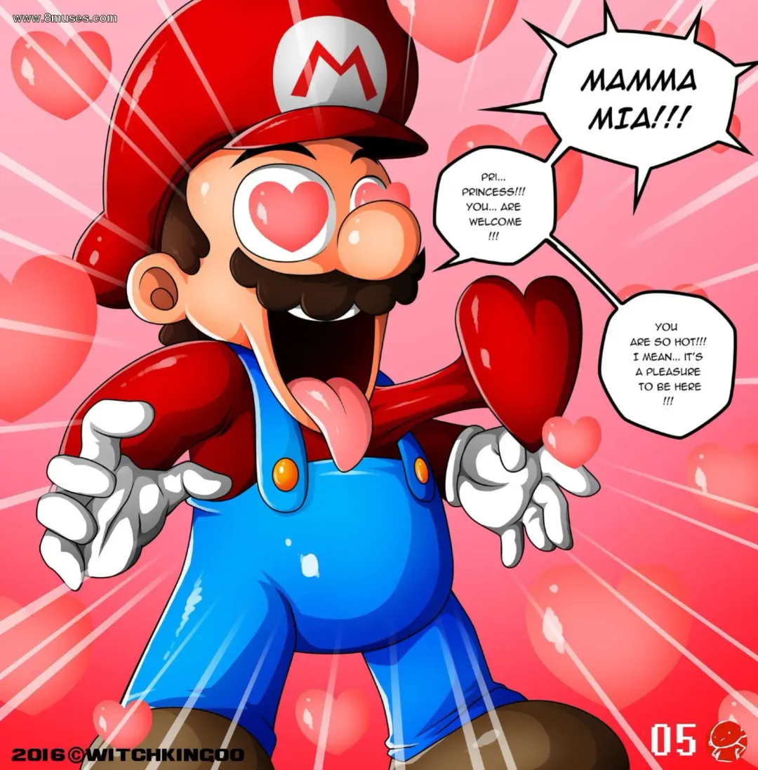 [Witchking00] Princess Peach in: Thanks Mario! Fhentai - Page 6