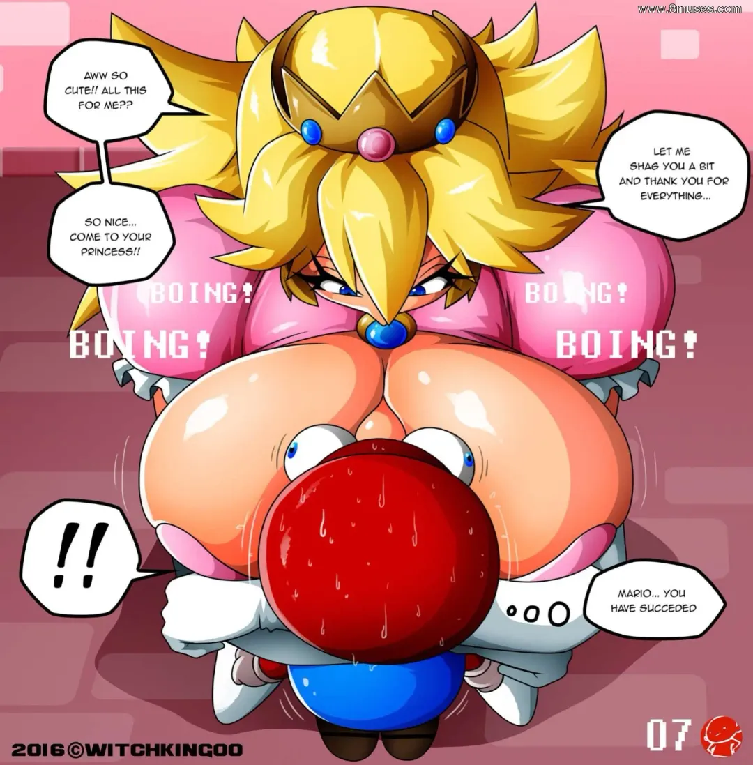 [Witchking00] Princess Peach in: Thanks Mario! Fhentai - Page 8