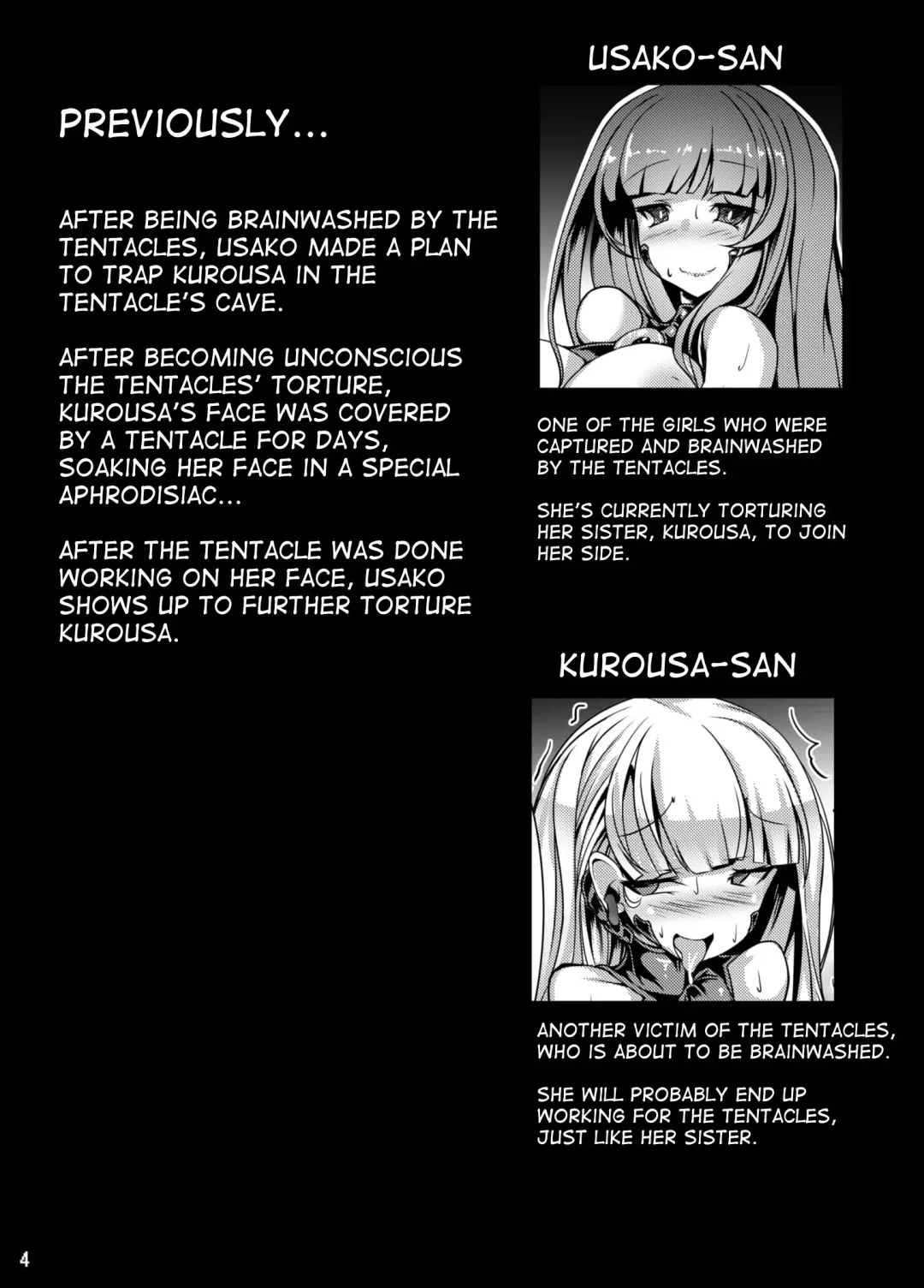 [Nagai Wataru - Torisan] Kuro Usa ga Shokushu-sama no Mesu ni Naru Hon Fhentai - Page 4