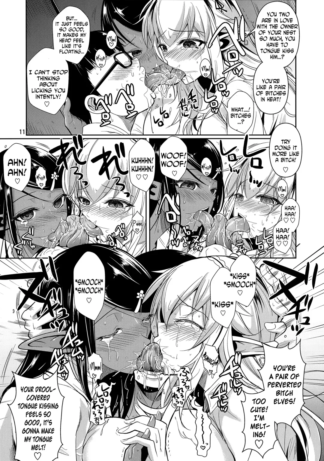 [Fuetakishi] High Elf x High School Shiro x Kuro Fhentai.net - Page 12