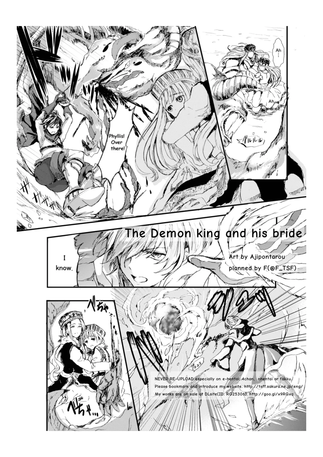 Read [Aji Pontarou] Waga Tsuma to Nare Yuusha yo | The Demon king and his bride - Fhentai.net