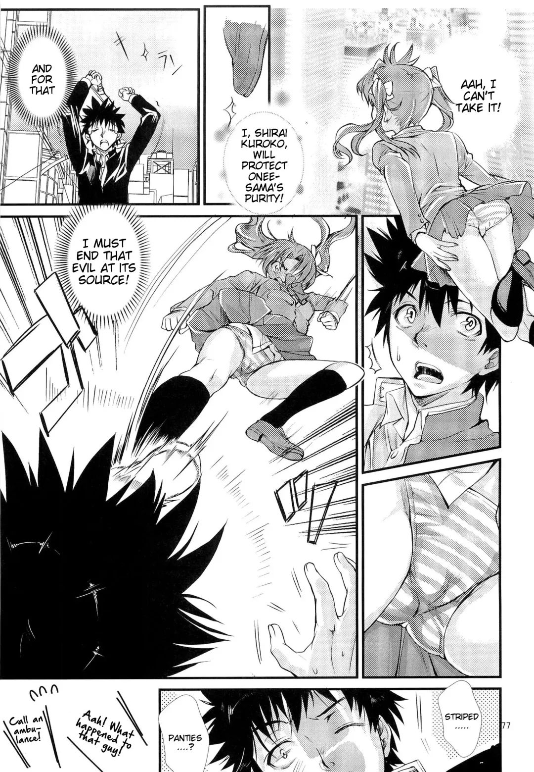 [Katase Minami] Toaru Kagaku no Judgement Soushuuhen 1~5 Fhentai - Page 76