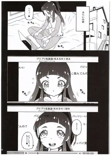 [Yamashita Kurowo] Amanogawa Kirara Riko to Mirai to Ero Nama Haishin Shoubu Anal demo Nan demo Misetekureru Choroi Namanushi ga PreCure datta Ken. Fhentai - Page 3