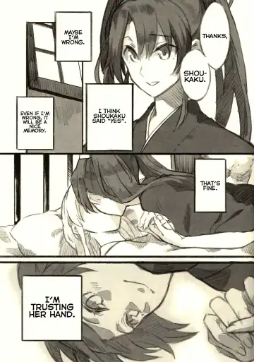 [Cosmic] Omutsu no Shoukaku-san ni Zuikaku-chan Muramura shichau Hon. | Zuikaku Gets Turned on by Shoukaku in Diapers. Fhentai - Page 14