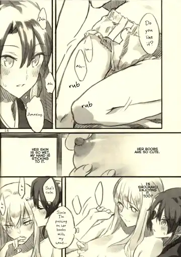 [Cosmic] Omutsu no Shoukaku-san ni Zuikaku-chan Muramura shichau Hon. | Zuikaku Gets Turned on by Shoukaku in Diapers. Fhentai - Page 17