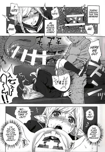 [Jingrock] Tenkousei JK Elf -Houkago Choukyou Jugyou- | High School Elven Transfer Student -After School Sex Training Lessons- Fhentai - Page 15