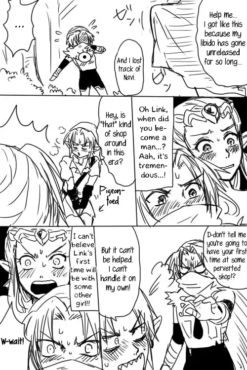 [Wasabi] Link to Zelda ga Jun Ai Ecchi suru Manga | Link and Zelda Having a Pure-Love Sex Manga Fhentai.net - Page 4