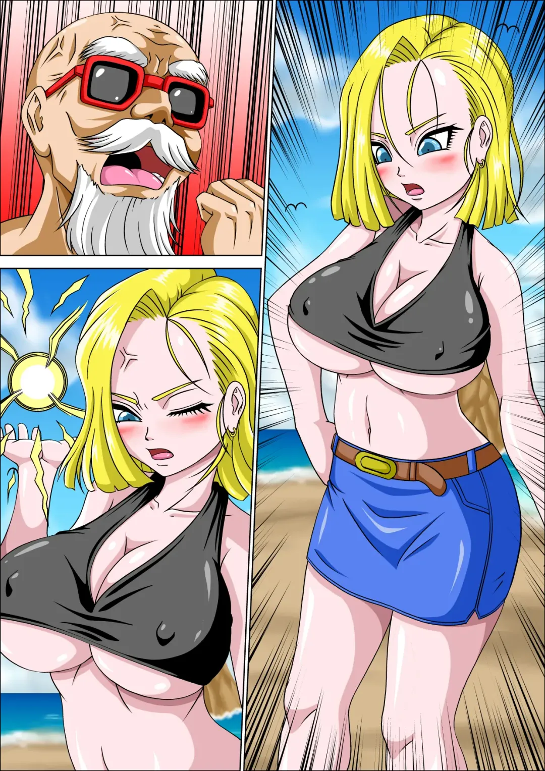 [Muscleman] Kame Sennin no Yuuwaku Hitozuma Fhentai - Page 44