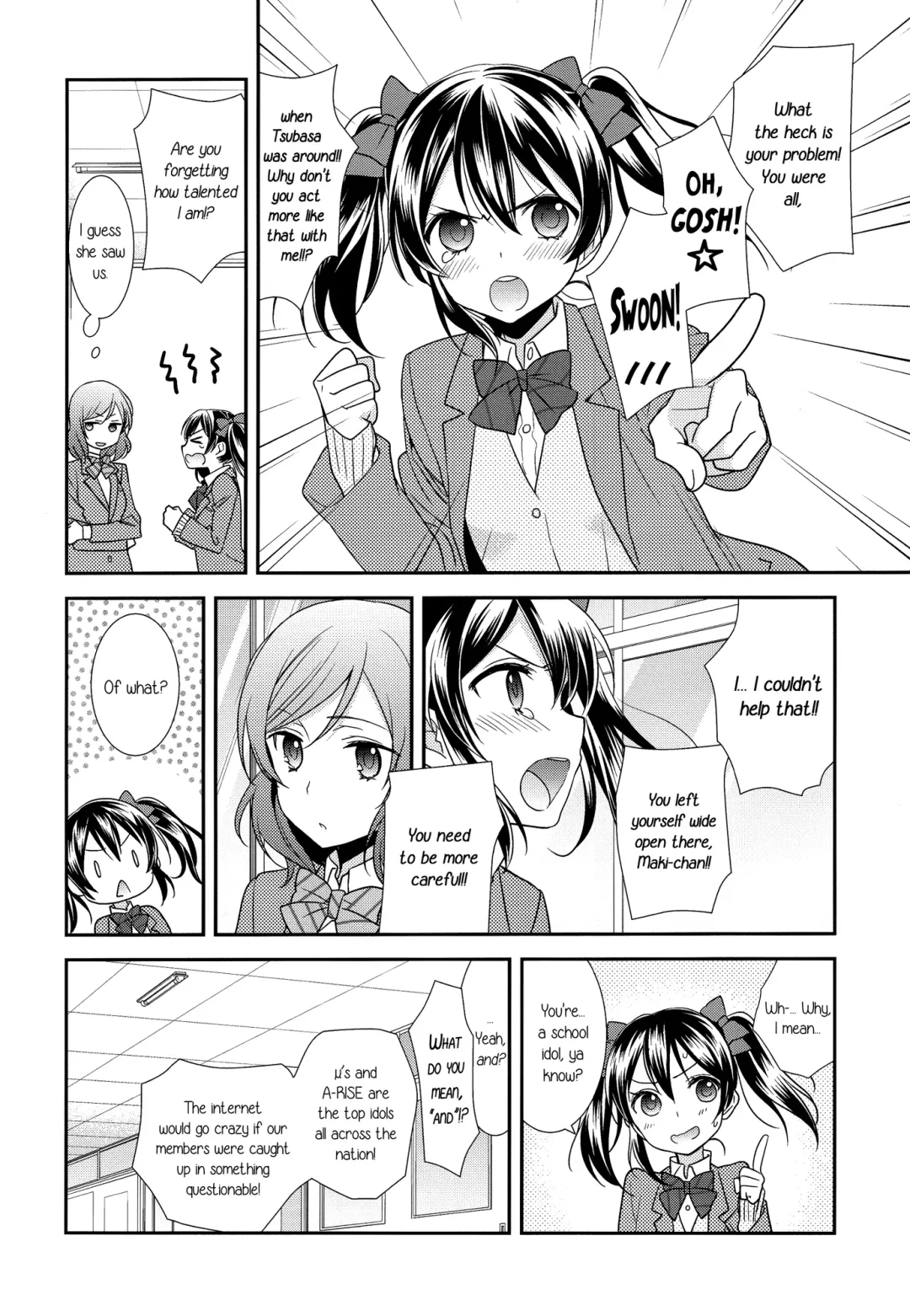[Ooshima Tomo] Uchuu No.1 Idol Nico-nii ga Choro Sugi Maki-chan ni Okoru no wa Atarimae desu. Fhentai - Page 9