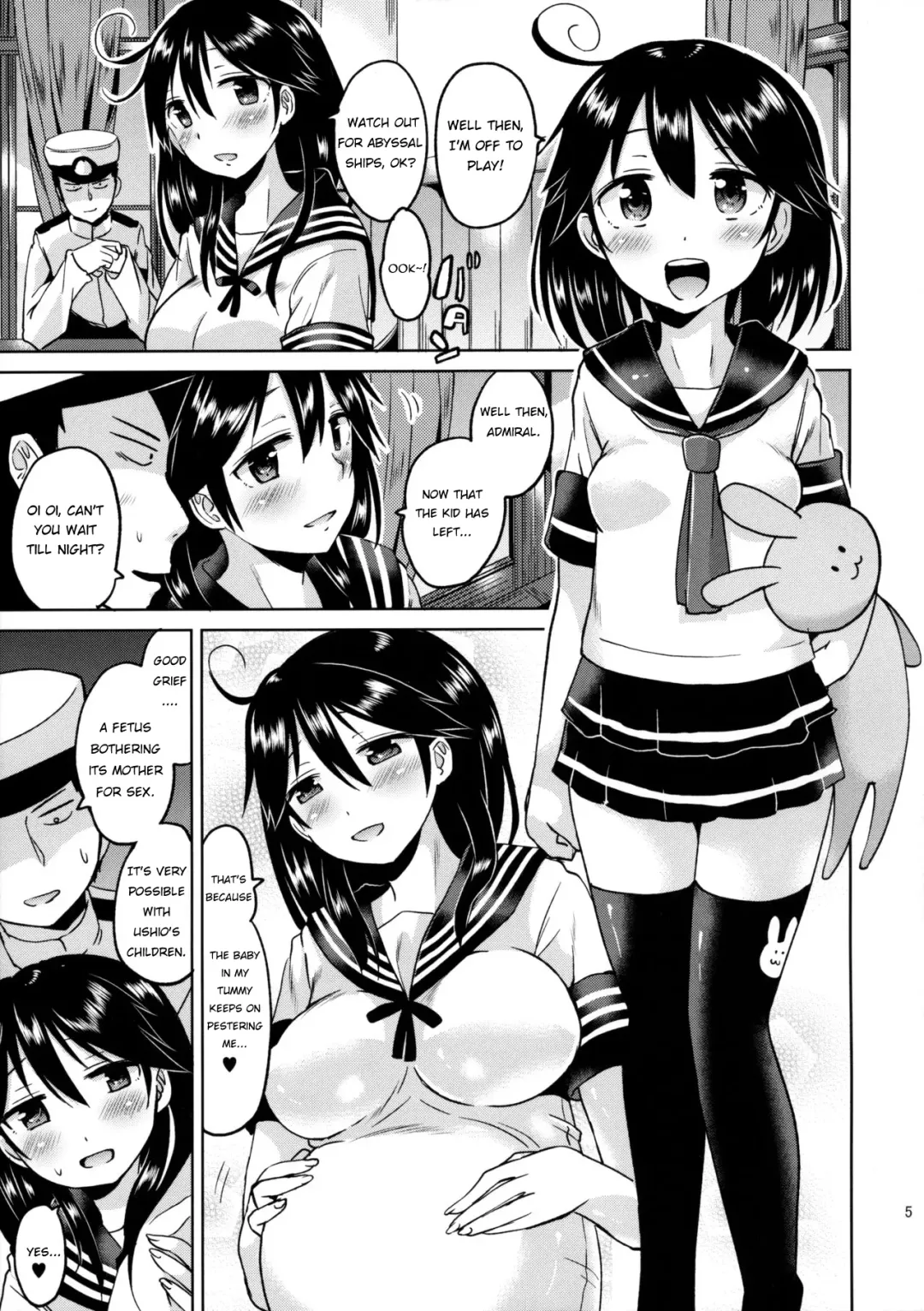 [Sakurazari Hotori] Ushio-chan no Nijiseichou o Iwau Hon Fhentai - Page 6