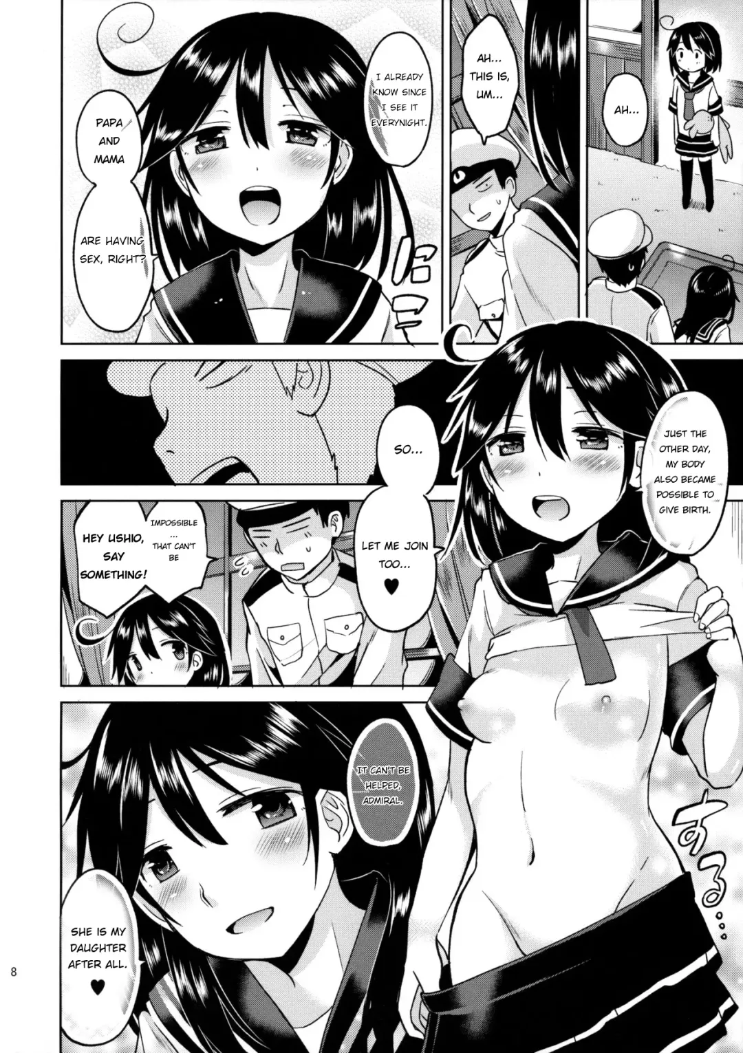 [Sakurazari Hotori] Ushio-chan no Nijiseichou o Iwau Hon Fhentai - Page 9