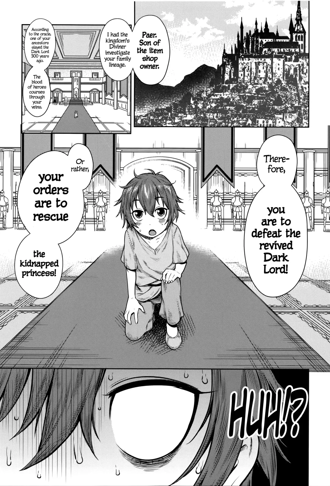 [Agata] ChinTrai Quest -Shota Yuusha no Haramase Chin Douchuu- | Dick Training Quest ~Little Hero's Conception Journey~ Fhentai - Page 3