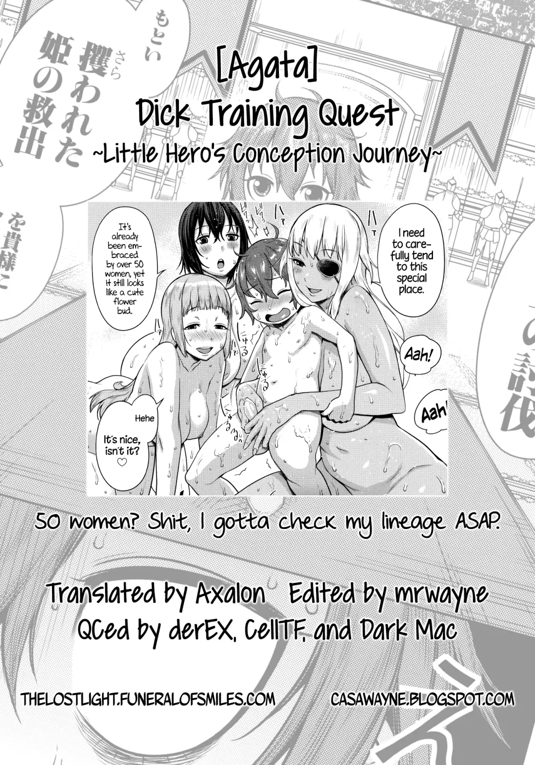 [Agata] ChinTrai Quest -Shota Yuusha no Haramase Chin Douchuu- | Dick Training Quest ~Little Hero's Conception Journey~ Fhentai - Page 34
