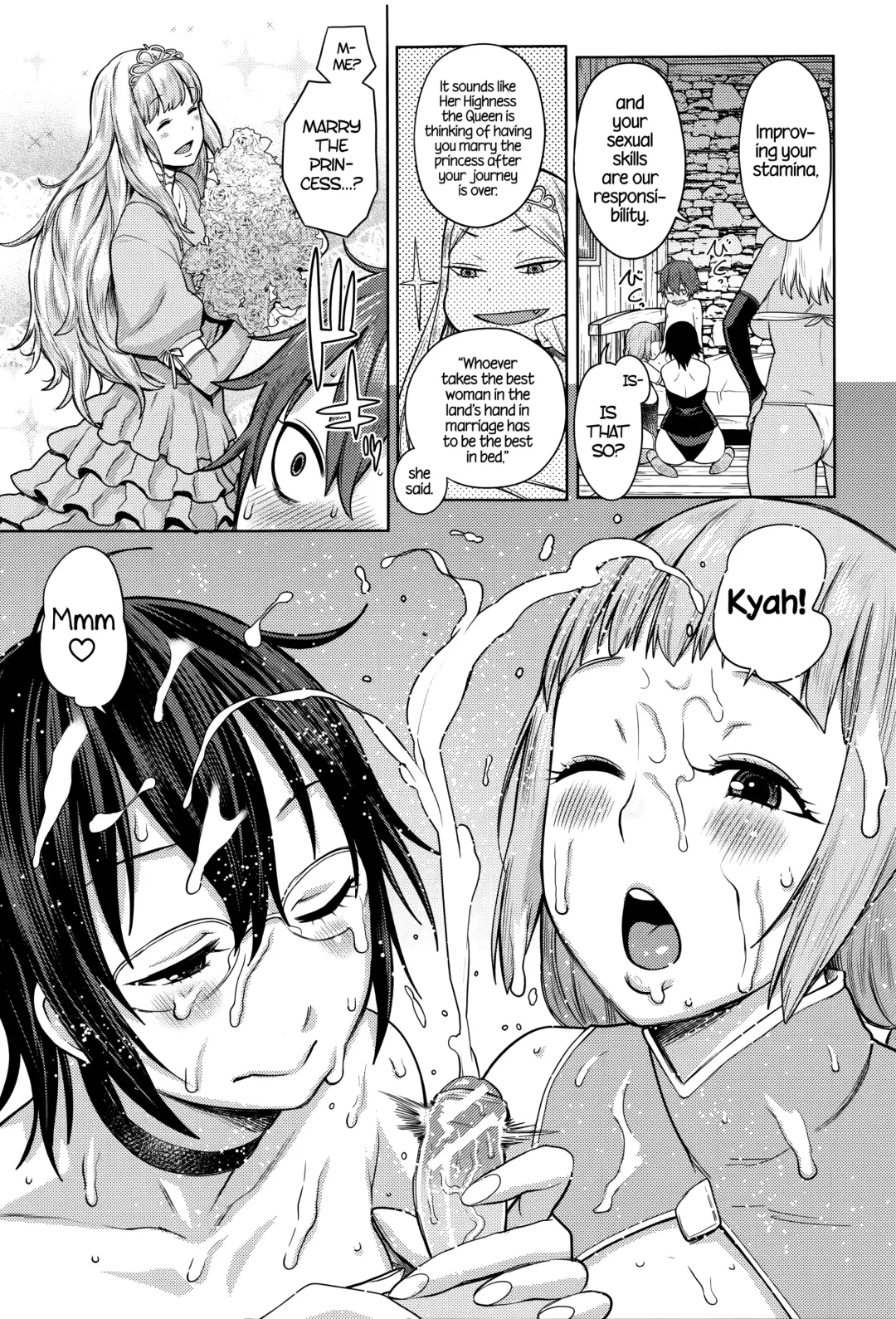 [Agata] ChinTrai Quest -Shota Yuusha no Haramase Chin Douchuu- | Dick Training Quest ~Little Hero's Conception Journey~ Fhentai - Page 9
