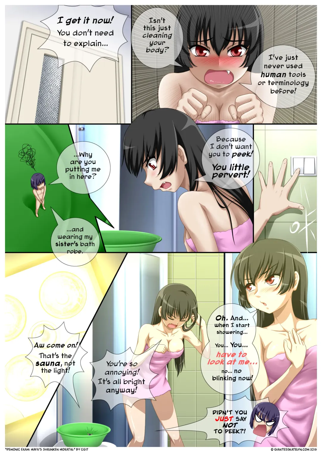 [Cg17] Demonic Exam: Maya's Shrunken Mortal Fhentai.net - Page 15