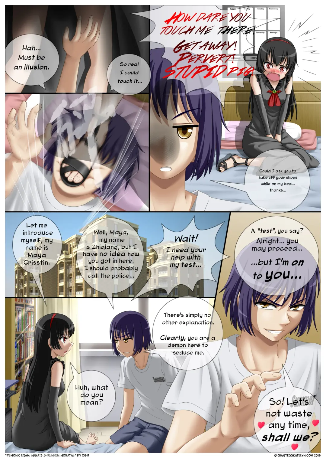 [Cg17] Demonic Exam: Maya's Shrunken Mortal Fhentai.net - Page 8