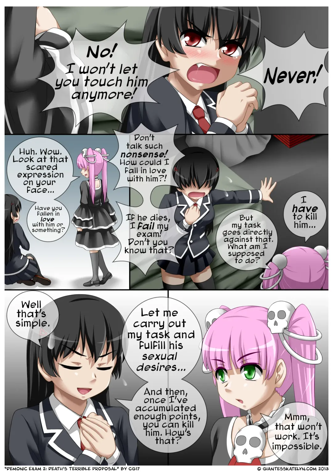 [Cg17] Demonic Exam 2: Death's Terrible Proposal Fhentai - Page 24