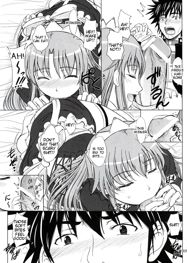 [Inanaki Shiki] Kagaku to Majutsu no Maid Cafe Fhentai - Page 14