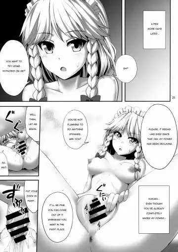 [Kaiou] Izayoi Sakuya Saiminbon | Sakuya Hypnosis Doujin Fhentai - Page 20