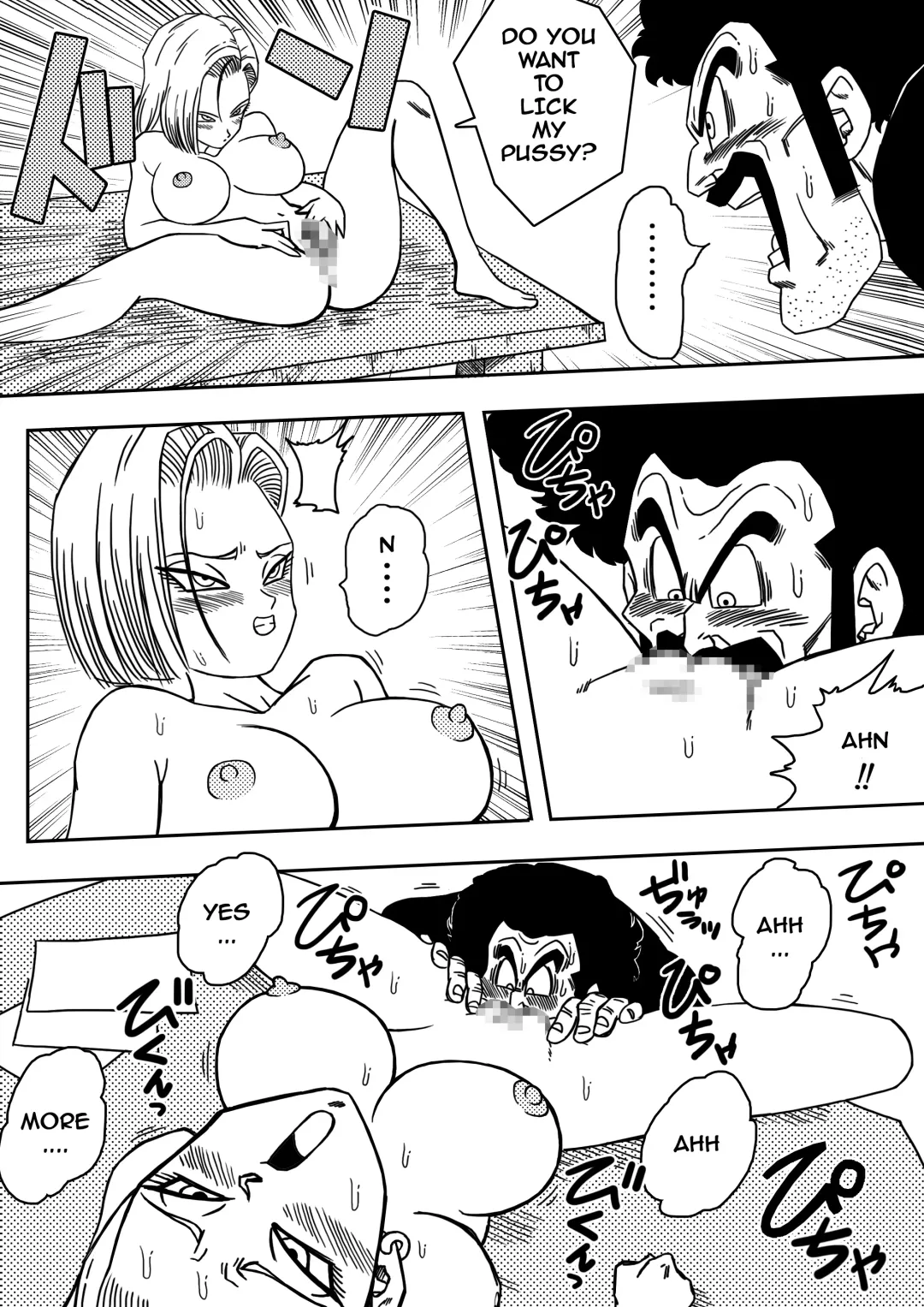 [Yamamoto] 18-gou to Mister Satan!! Seiteki Sentou! | Android N18 and Mr. Satan!! Sexual Intercourse Between Fighters! Fhentai.net - Page 8