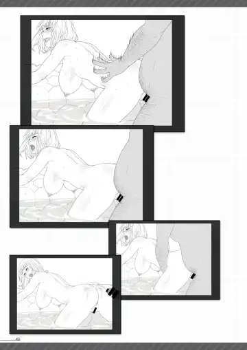 [Hamashima Shigeo] "Tsuyatsuya" Kokujin Tsuma Gengashuu Fhentai - Page 42