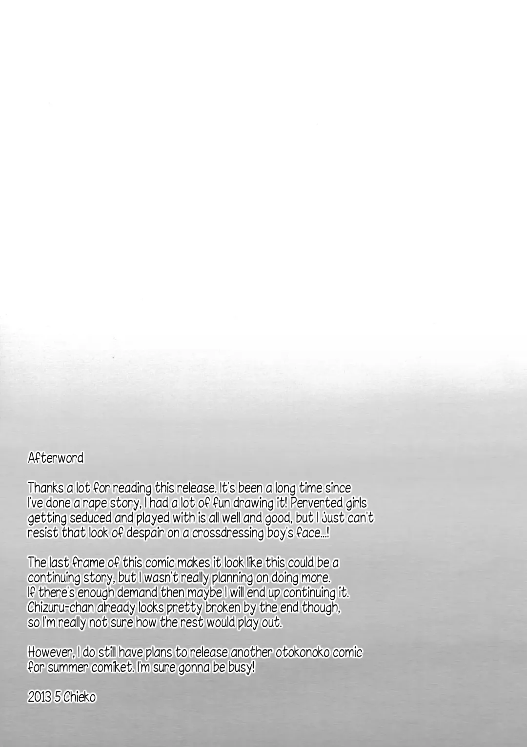 [Chieko] Josou Batsu Gemu | Crossdressing Punishment Game Fhentai - Page 16