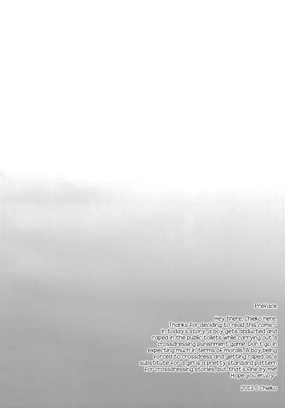 [Chieko] Josou Batsu Gemu | Crossdressing Punishment Game Fhentai - Page 2