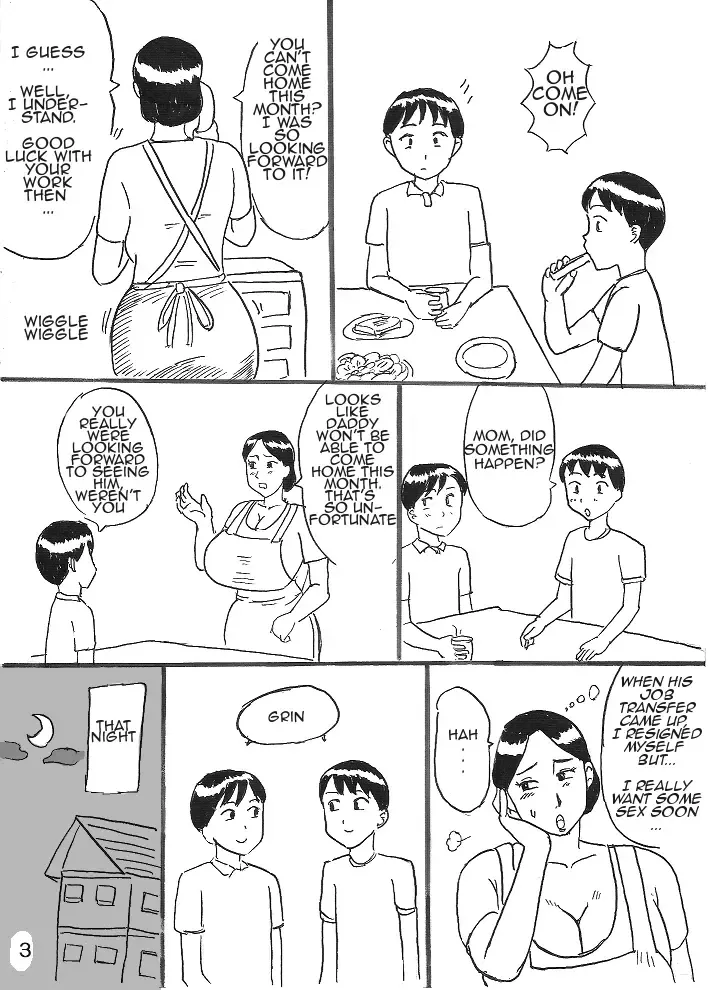 Kyonyuu Mama to Futago | Busty Mom and Twins Fhentai - Page 3