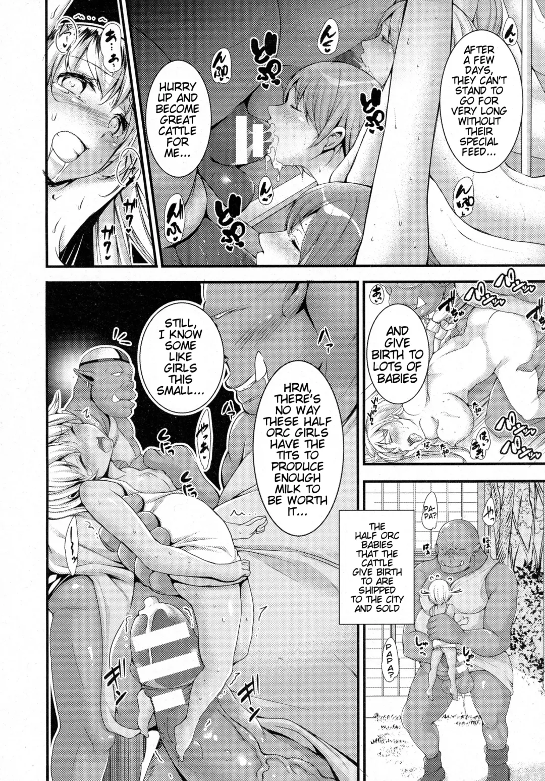 [Bosshi - Tokei Usagi] Kevin-san no Milk Bokujou | Kevin The Orc's Dairy Farm Fhentai - Page 8