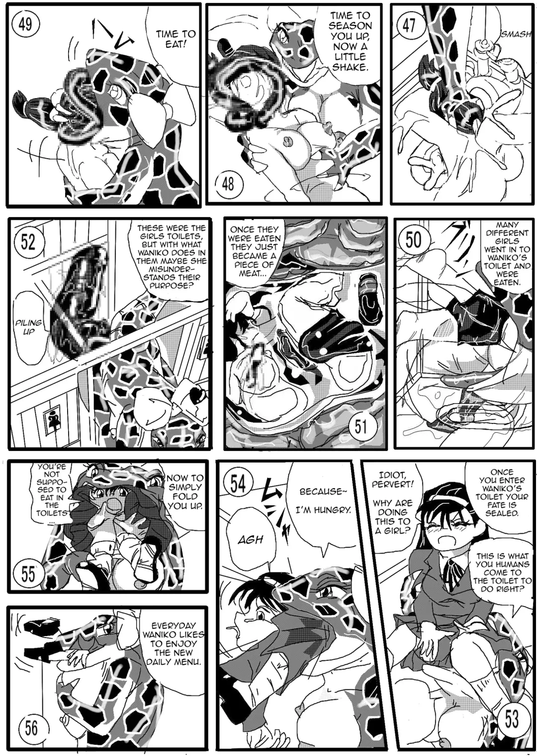 [Stuka] Toilet no Waniko-san - Zenkai Hen | Waniko's Toilet - Full Throttle Edition Fhentai - Page 8